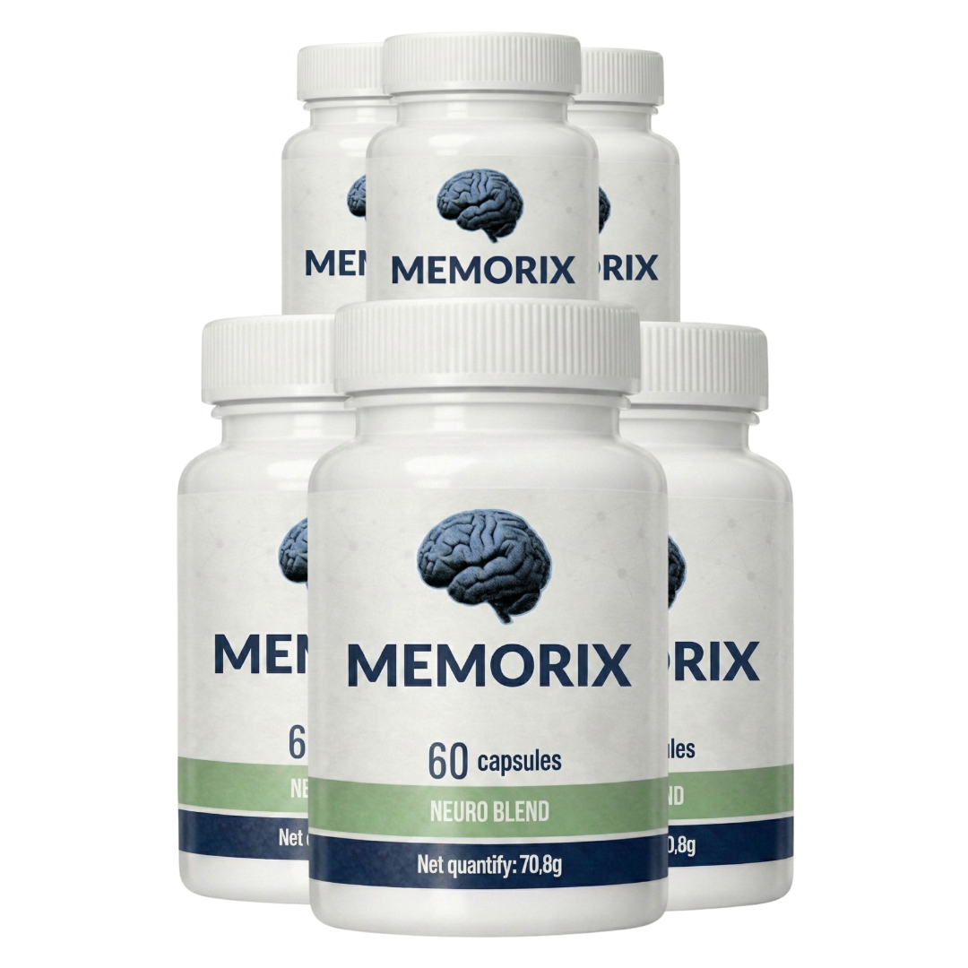 Combo com seis frascos do MEMORIX